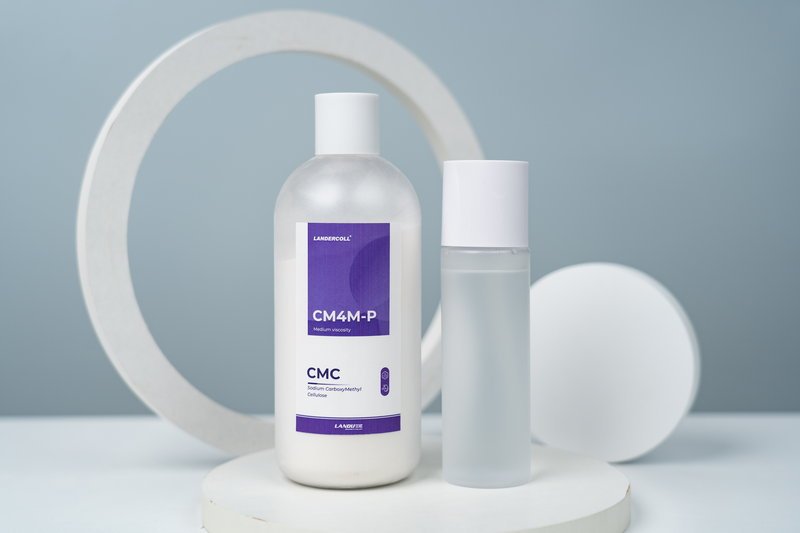 Landu Sodium Carboxymethyl Cellulose Product Powder Sample