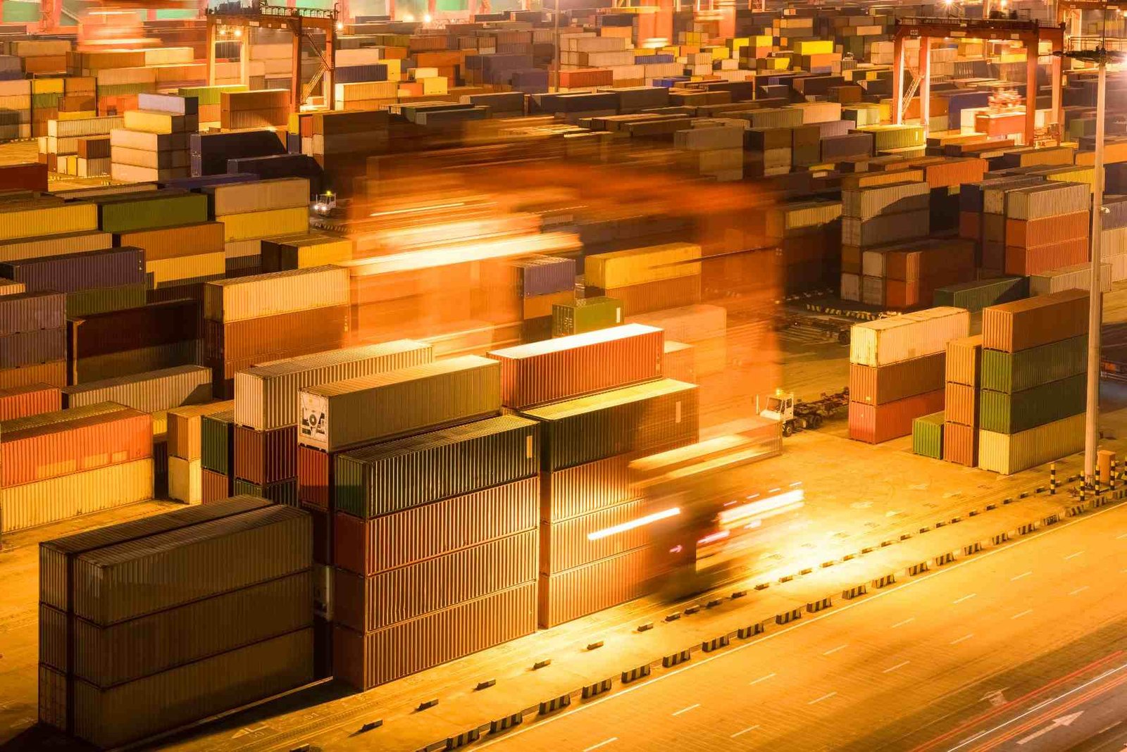 Redlemon Night View Of Shipping Containers At A Dockyard 2026 03 18 04 41 39 Utc Compressed